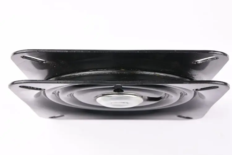 Manufacturer Supply 6 Inch 160mm 2.3 Thickness Black Half Of Ball Auto Swivel Turntable / Memory Return Swivel Plate