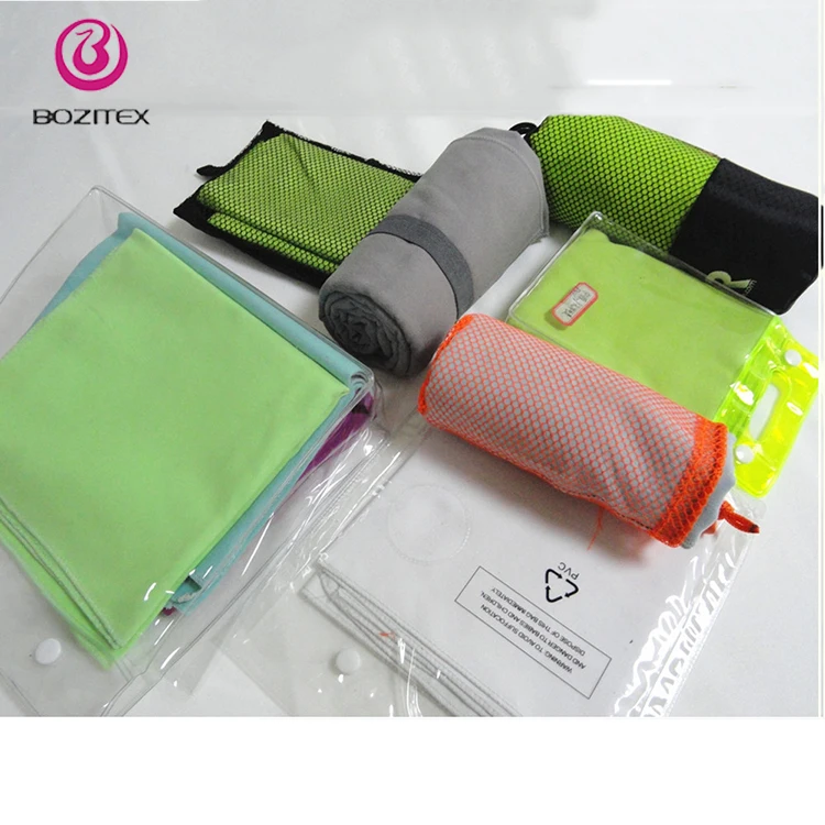 Outdoor Sports Microfiber Towels / Ultra Compact Absorbent Fast Drying Travel Towels / Swimming Yoga Hand Bath Towel Set