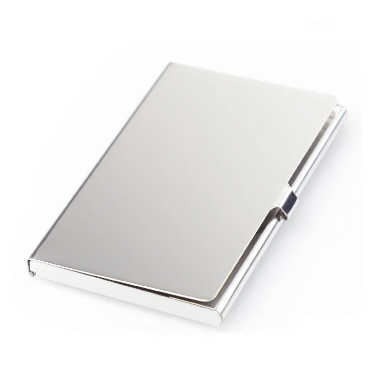 Blank Metal Business Card Holder Case
