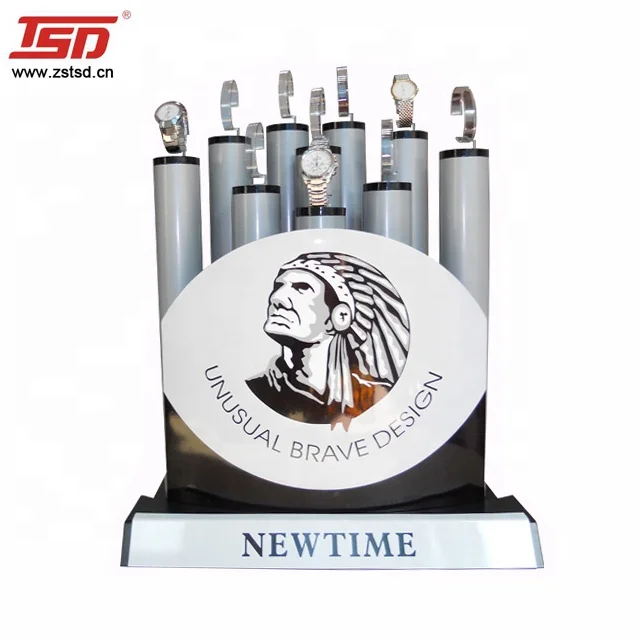 factory custom supermarket watch display stand acrylic,watch retail display,watch shelf