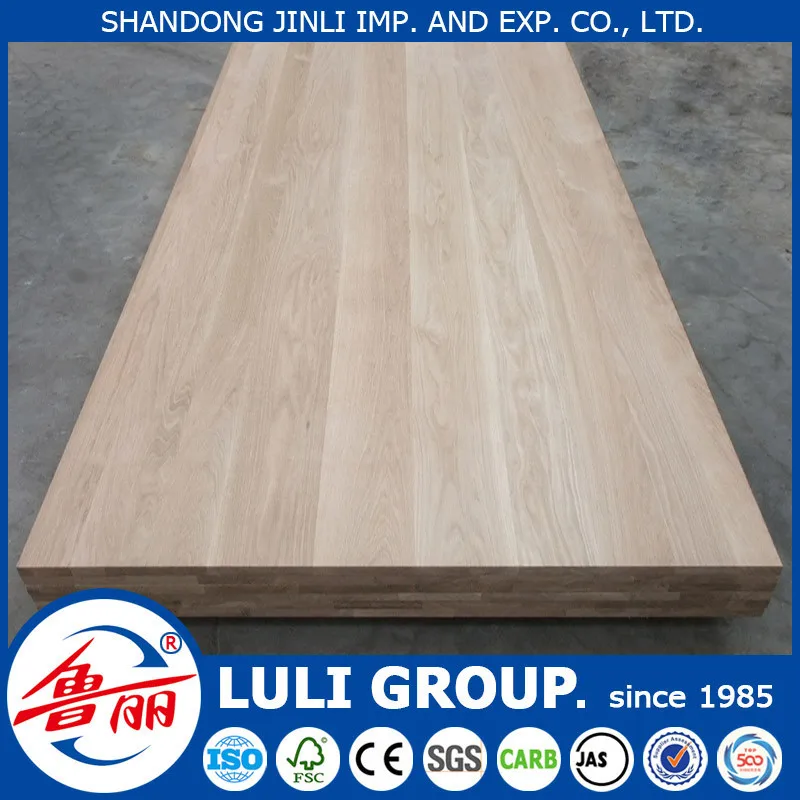 
white oak finger joint board and edge glued board 