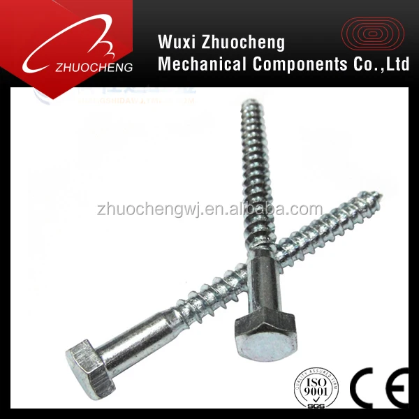 Galvanized carbon steel confirmat wood screw for furniture