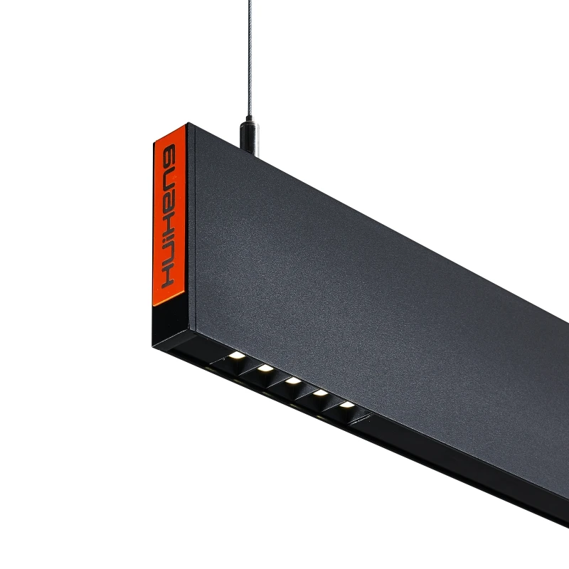 Hot Sale 25w 40w linear led light aluminium frame for ceiling Office Use Surface Suspended Anti Glare Led Linear Light
