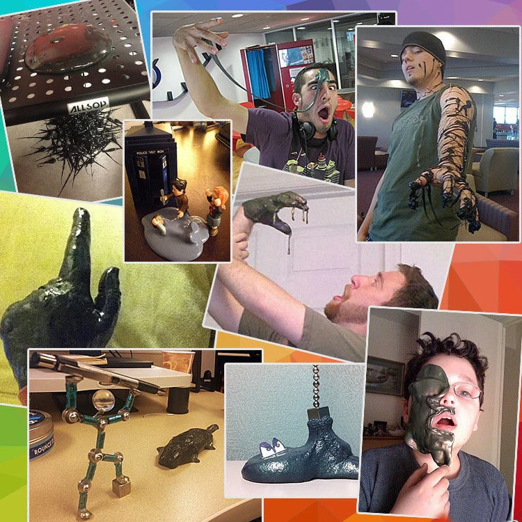 SD Magic Magnetic Hand Putty, Hand Therapy Slime Putty Toy, Interesting Stress Relief Slime Toys for Kids and Adults