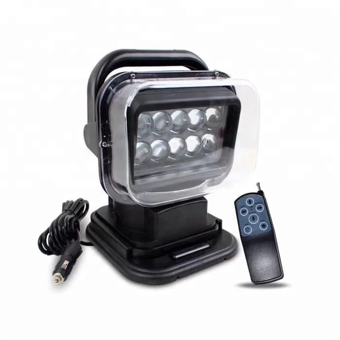Good quality 7inch 50w magnetic remote control searchlight led car