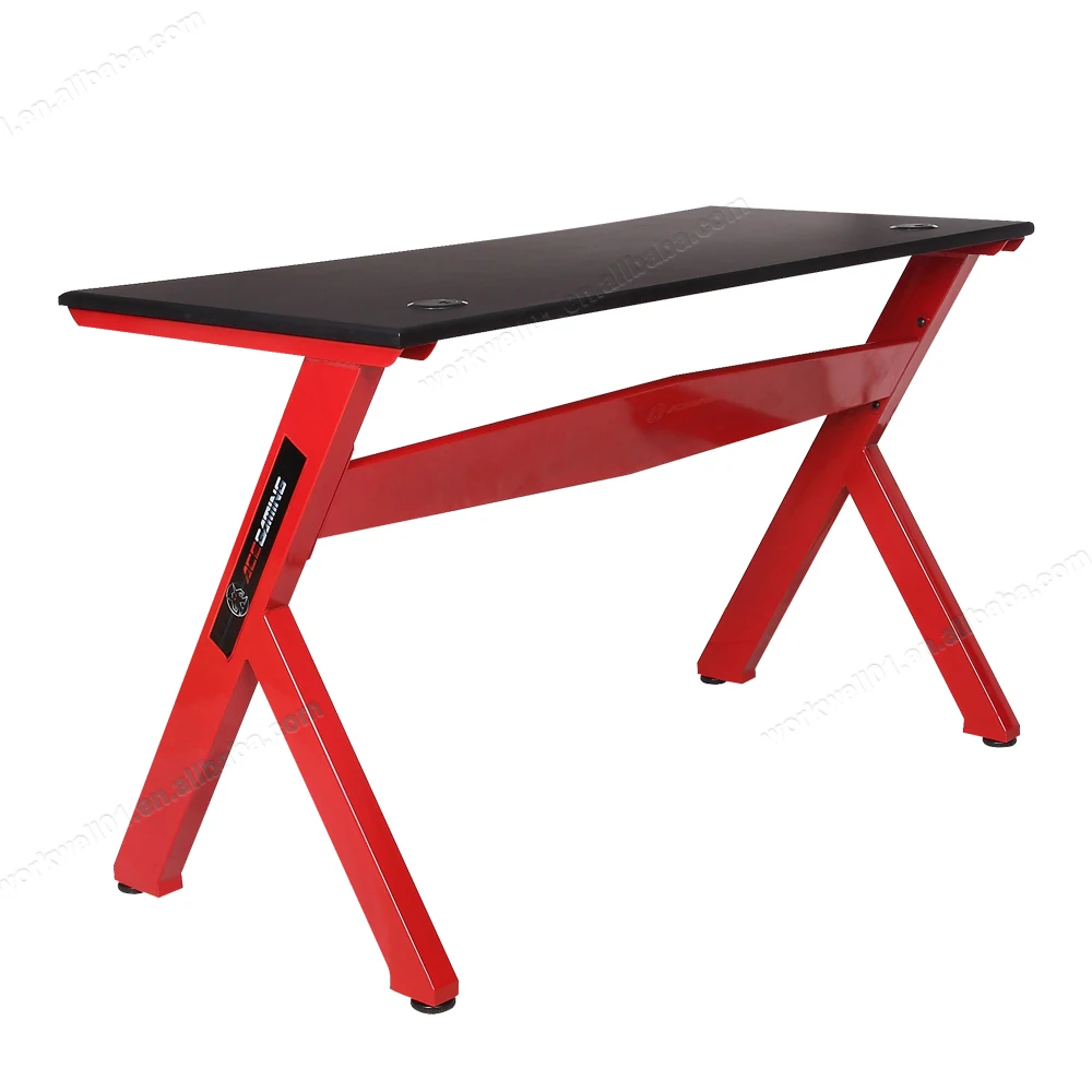 Cool design red and black office gaming desk table