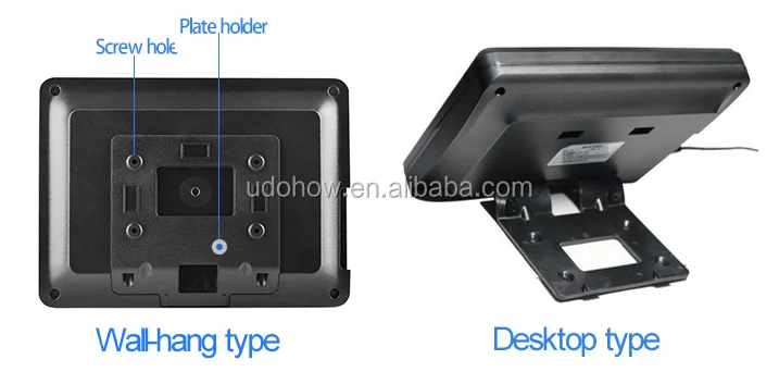 Udohow Biometric sensor home security Fingerprint Time Attendance employee time record system