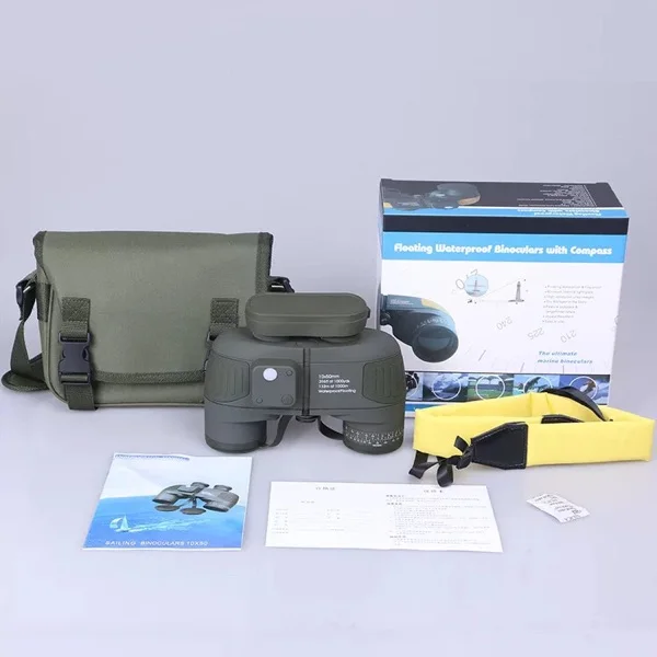 High Powered Military Binoculars 10X50 Waterproof Marine Binoculars