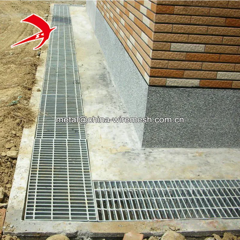 Low carbon steel grating price galvanized trench cover hatches sewer grating