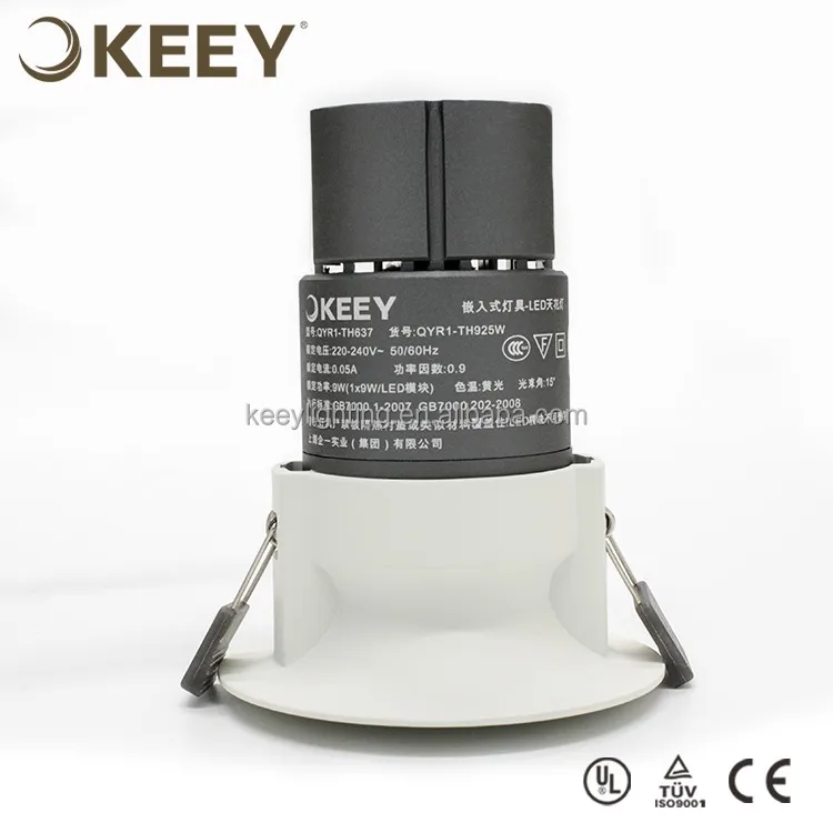
KEEY Wholesale factory price 9w modern led ceiling light round led ceiling light white led ceiling spot light TH925 