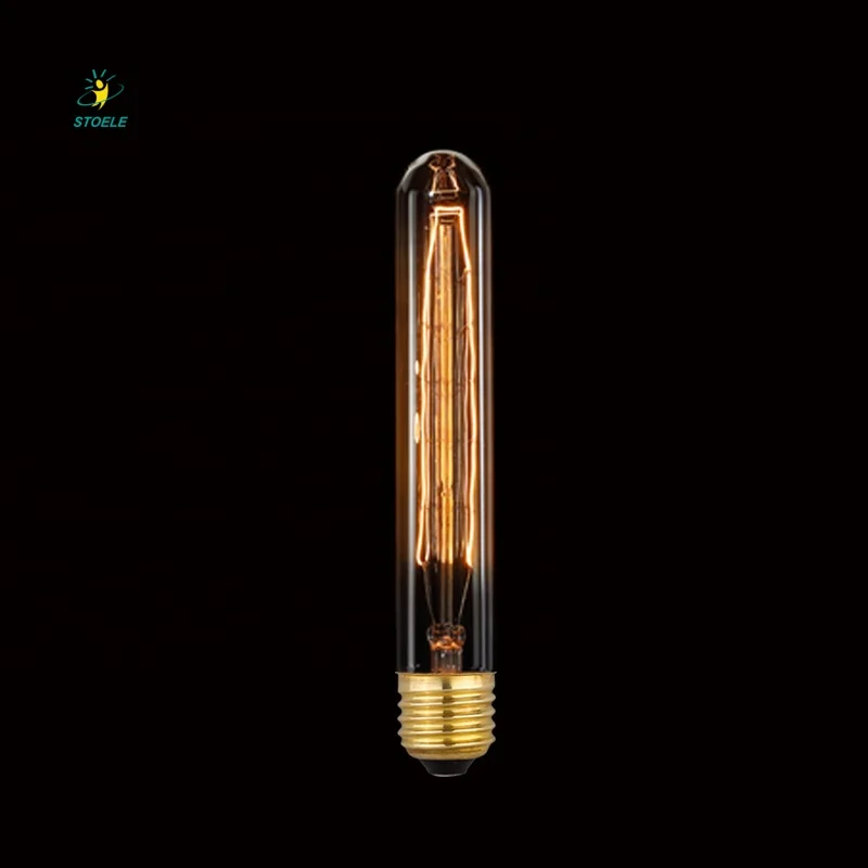 
Decorative Edison Light Bulb 40W Vintage Antique Light Bulbs Dimmable T45 E26 E27 Tubular Style Bulb for Home Light Fixtures 
