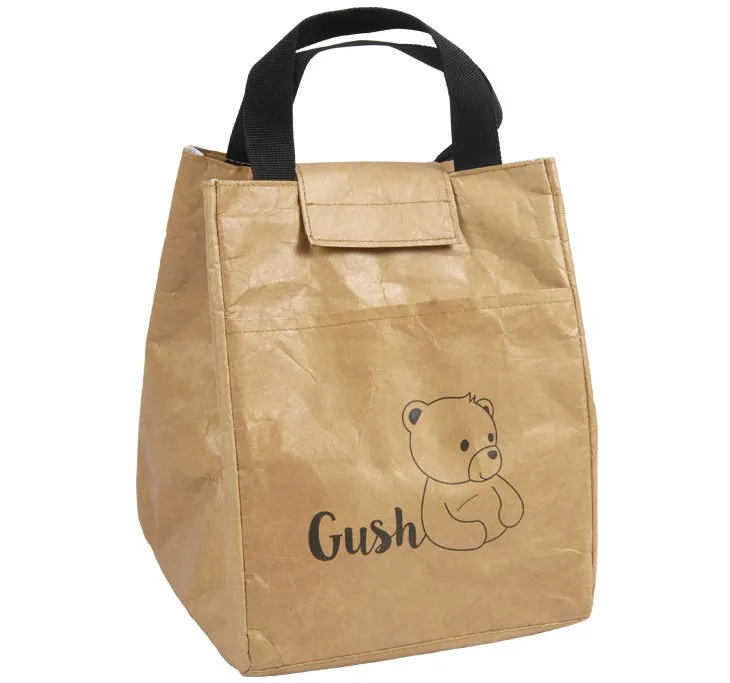 Reusable Waterproof Tyvek Paper tote shopping bag eco-friendly washable dupont shoulder bag