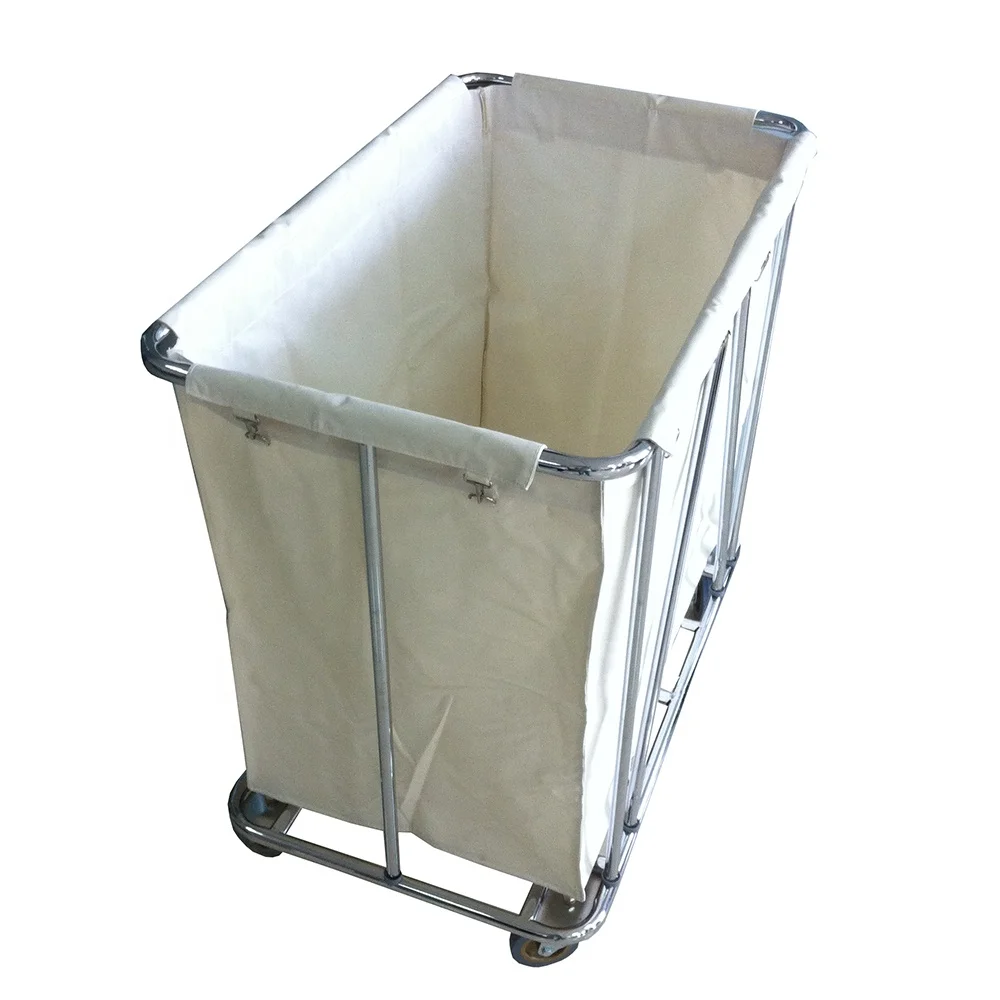 High Quality Hotel Cleaning Hospital Laundry Linen Bag Trolley