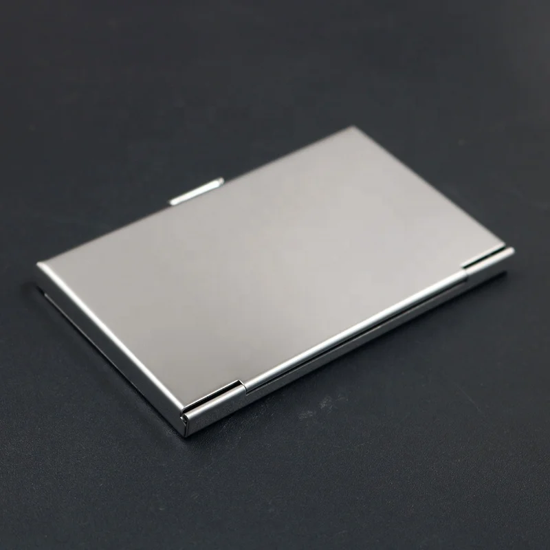 
Custom logo stainless steel business card holder case in high quality 