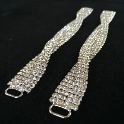 Top quality manufacturer rhinestone bikini connector