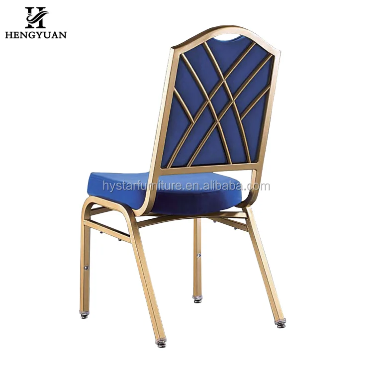 Wholesale Classic Durable Metal Stackable Hotel Furniture Banquet Chairs