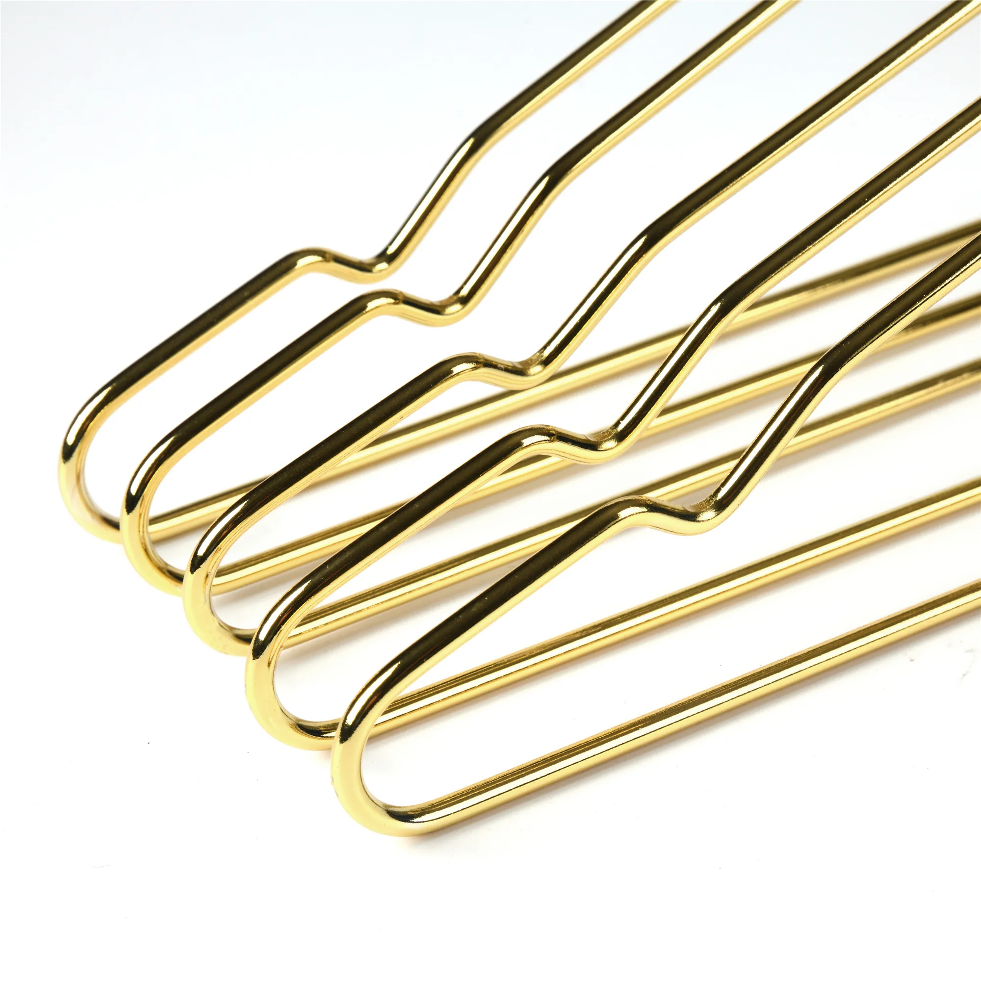High quality wire in bulk gold metal hangers