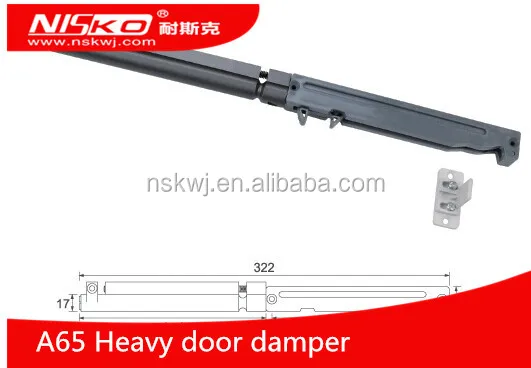 Material Plastic cabinet sliding door damper for soft close damper