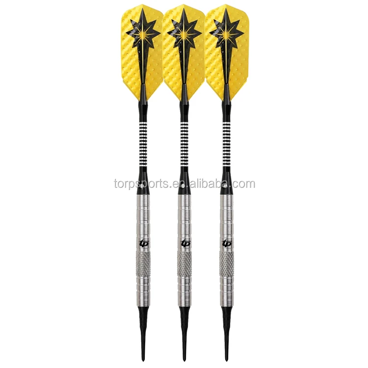 20-26g 70%-90% Brass/Tungsten High quality soft Tip Darts set TD-S008