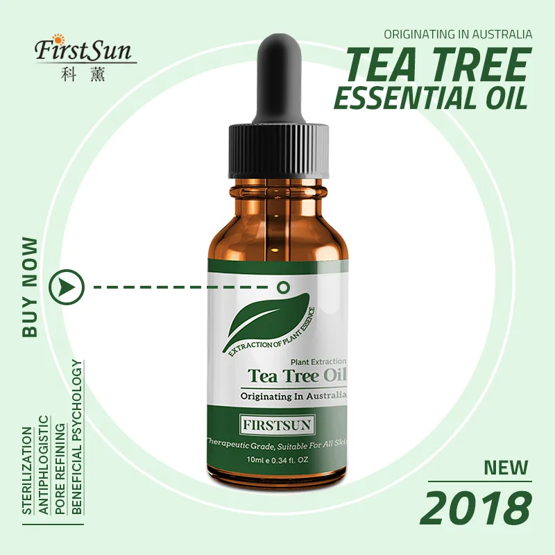 100% Pure Natural Organic Moisturizing Acne Treatment Tea Tree Essential Oil For Oily And Acne Skin