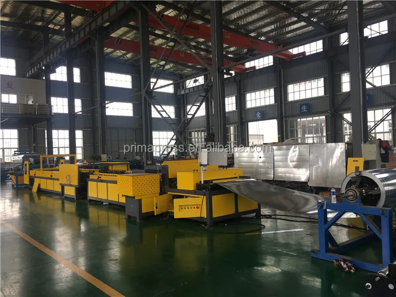 HVAC Duct Manufacture Auto line VII, auto duct line, duct manufacture coil line 6