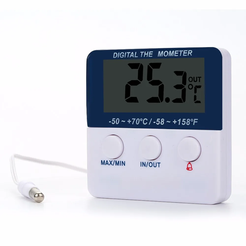 Professional Mini Digital LCD Thermometer Whosale Fridge Freezer Thermometer