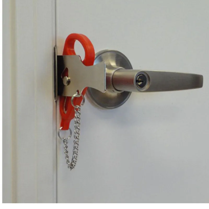 Portable Security Door device Accessories Compatible Forbidden Lock AirBNB enhanced Hotel Home anti-theft