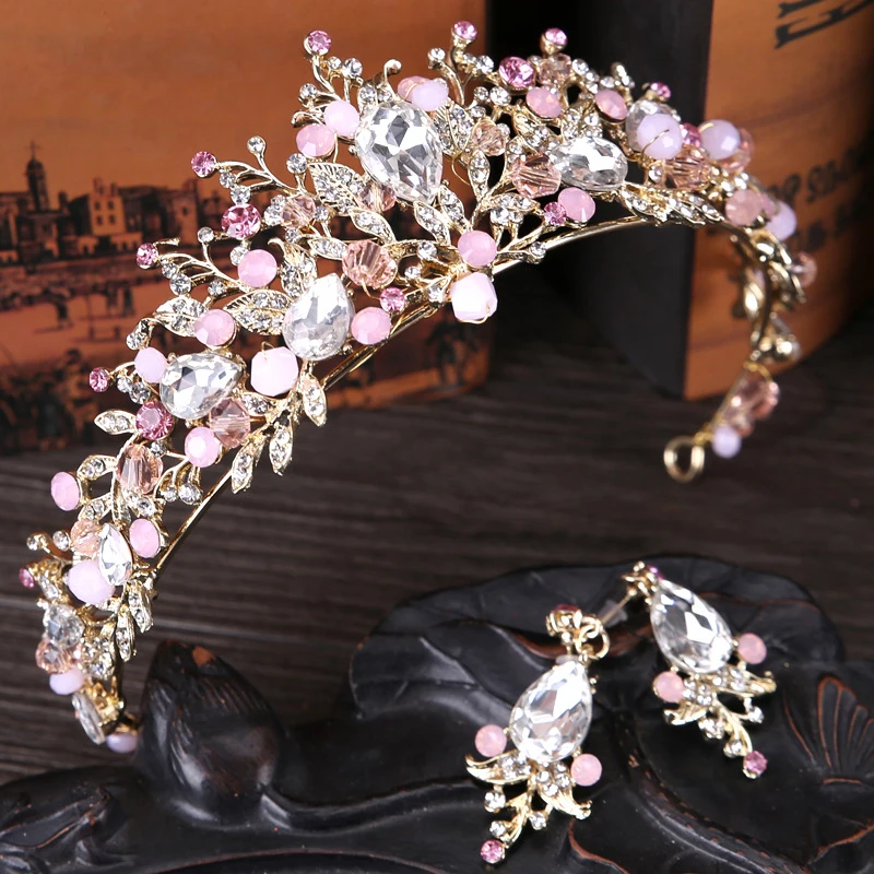 Wholesale wedding party tiara crown in various designs