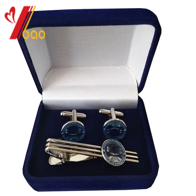 Запонки с логотипом на заказ, эмалированные запонки, сделано в Китае, запонки с бархатной коробкой