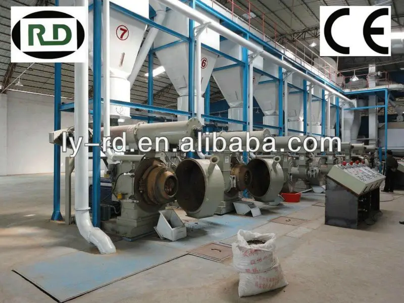 High quality ! CE approved complete wood and wastes pellet production line for biomass fuel pellets