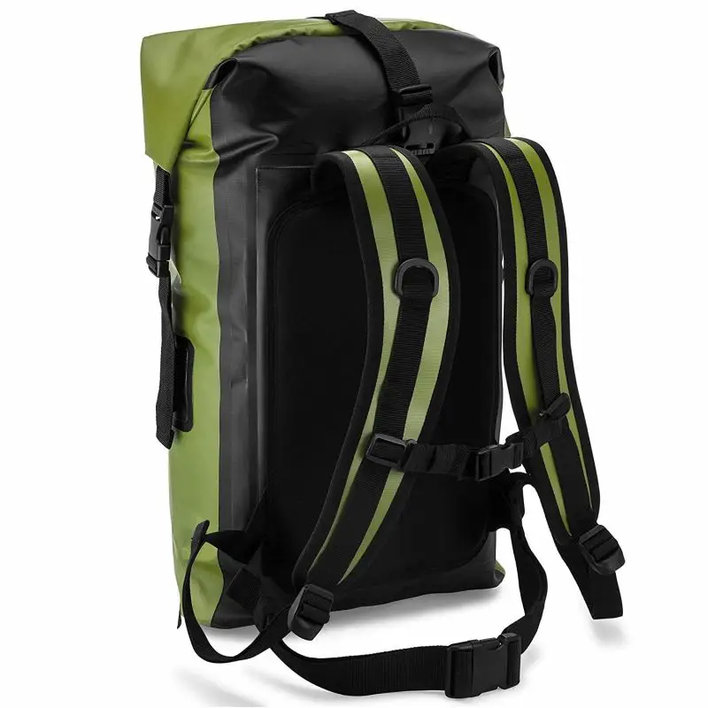 Custom Logo Roll top Light Weight 35L Waterproof Hiking Backpack Dry Bag Backpack