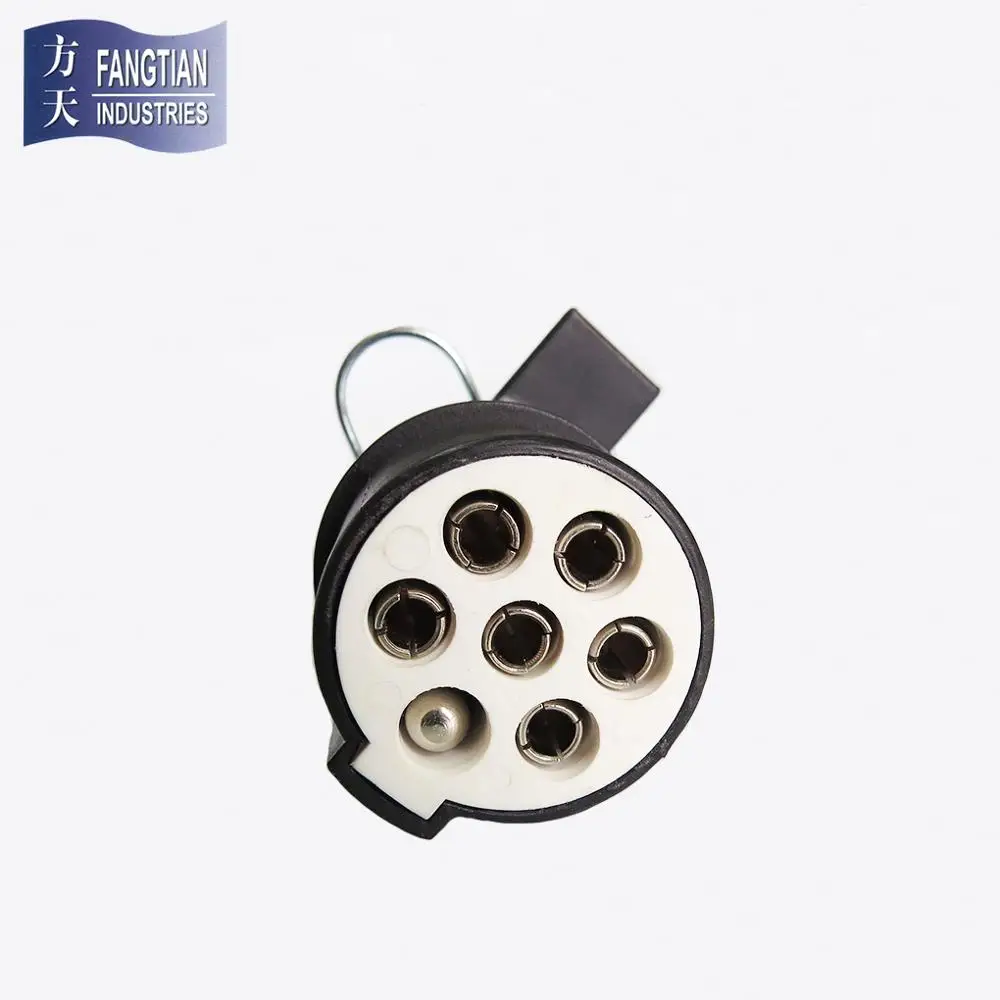  ISO 3731 соединитель прицепа 7 пин трейлер переходник 24v 12v