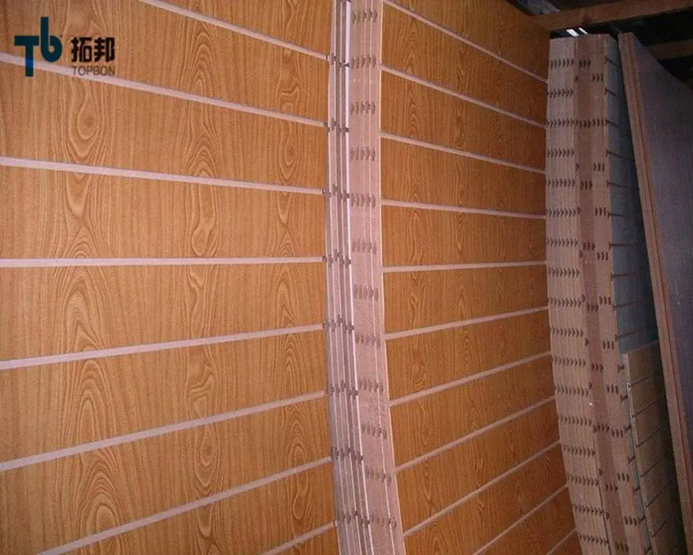 Low price and high quality for mdf slot board topbon