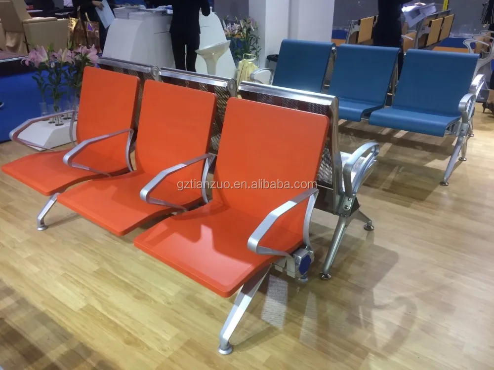 Три места литой полиуретановый пенополиуретан общественное кресло