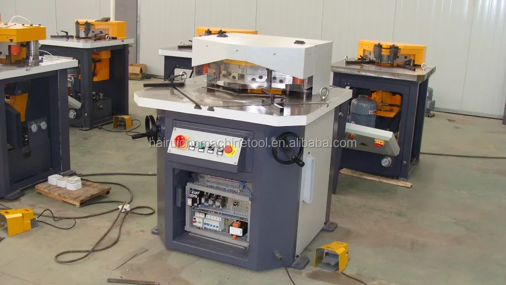 
New Condition And Optional Type Q28Y 6X220mm 30 to 145 Degree Adjustable Corner Notching Machine 