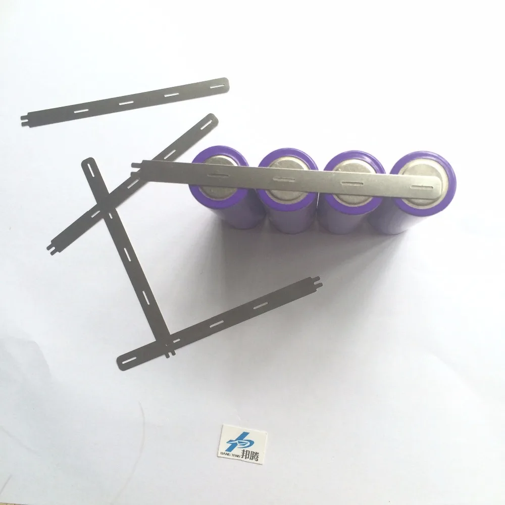 Изготовленные литиевые батарейные блоки сварочный лист 18650 4P пластины из чистого никеля