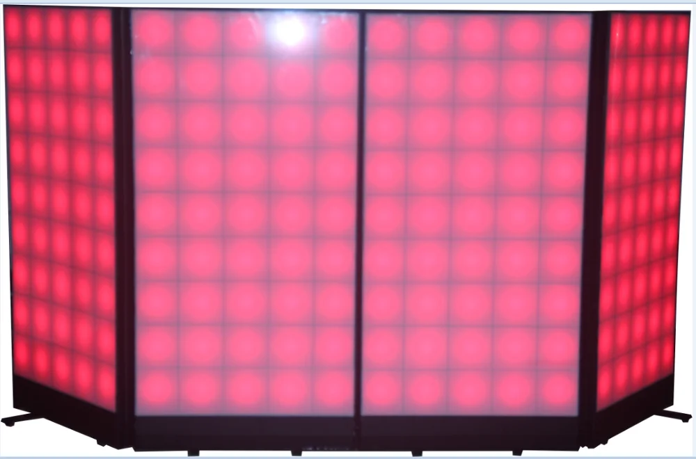 Портативная Складная вспышка Видео пиксель dj мобильный светодиодный стенд фасад для ночного клуба Свадебная вечеринка