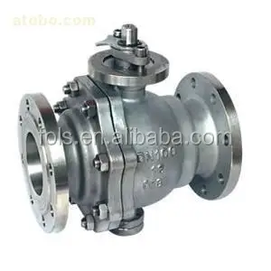 electric regulating type ASTM A216 WCB flange trunnion ball valve
