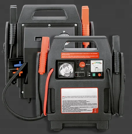 12V jump start with air compressor portable power station emergency tool car jump starter