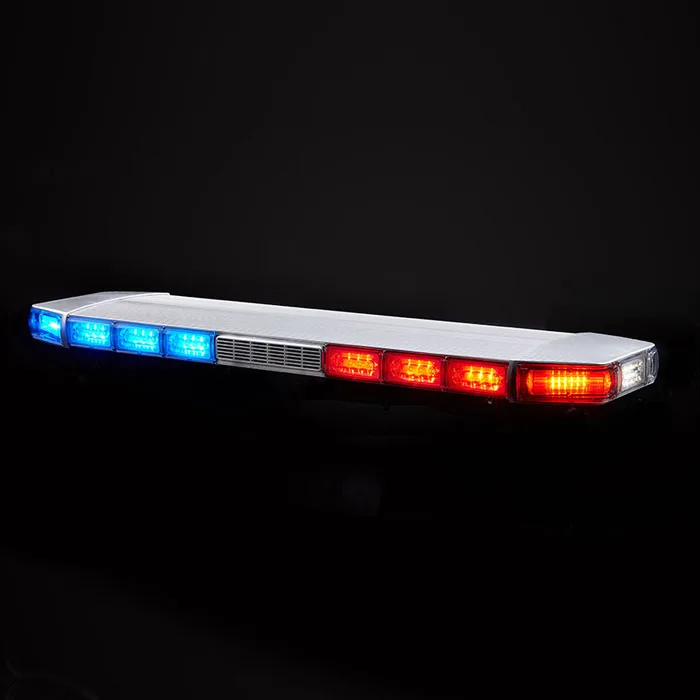 SENKEN  47inch Super Bright  Low Profile Red Blue Ambulance  Firefighter Gen III Strobe Flashing Warning LED Lightbar