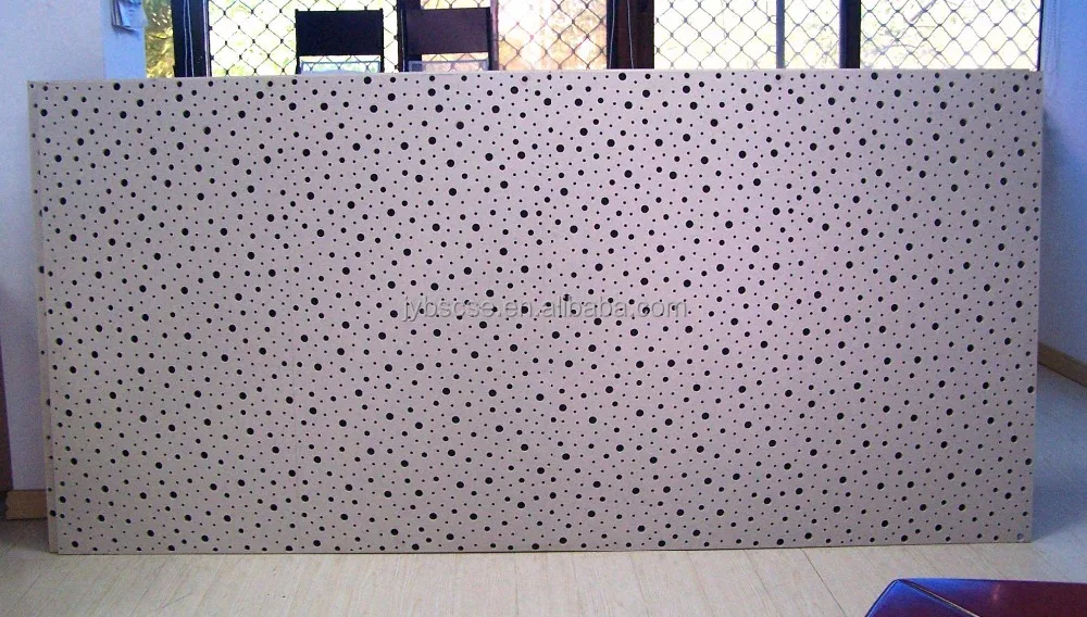 DEGO Ceiling Tiles Perforated acoustic gypsum board and suspension Metal grid system