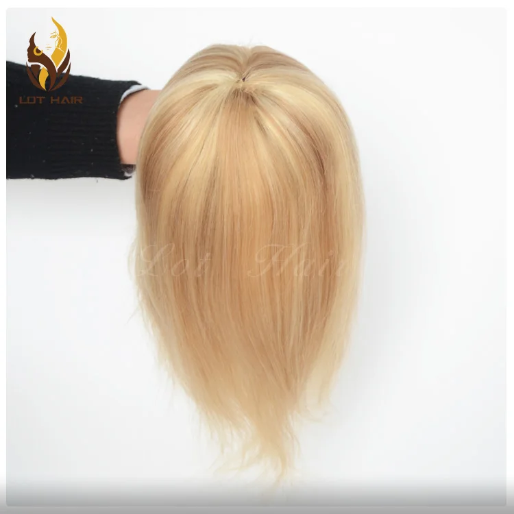 fishnet toupee High quality Virgin European Hair toupee human hair for women