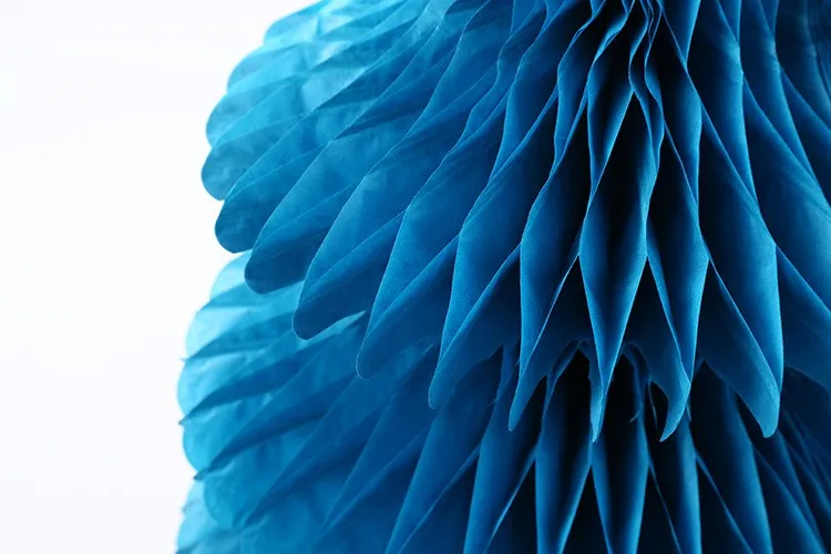 GiveU Hanging Honeycomb Tissue Paper Christmas Tree