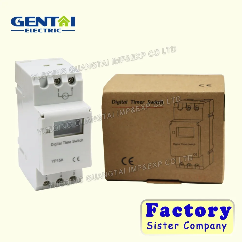 Weekly or Daily Mechanical Digital Programmable Timer Switch 220V 20A 16A Time Control Types of Timer Switch with Battery