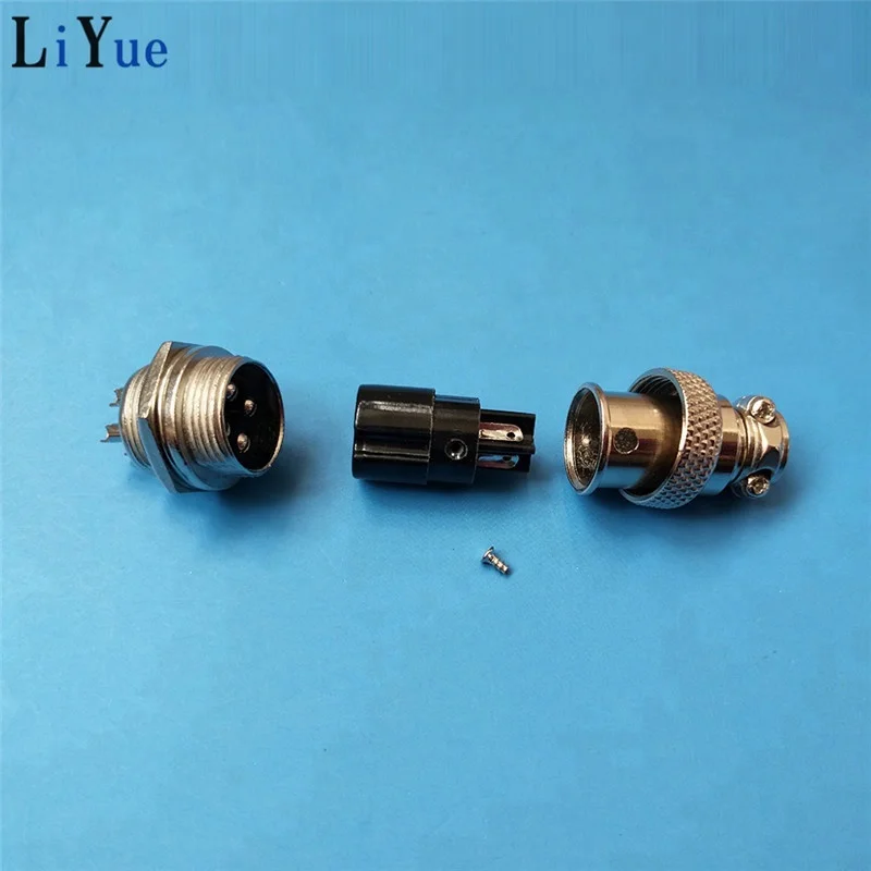Din 16Mm 2Pin 3Pin 4Pin 5Pin 6Pin 7Pin 8Pin 9Pin 10Pin Gx16 Aviation Plug Socket Connector