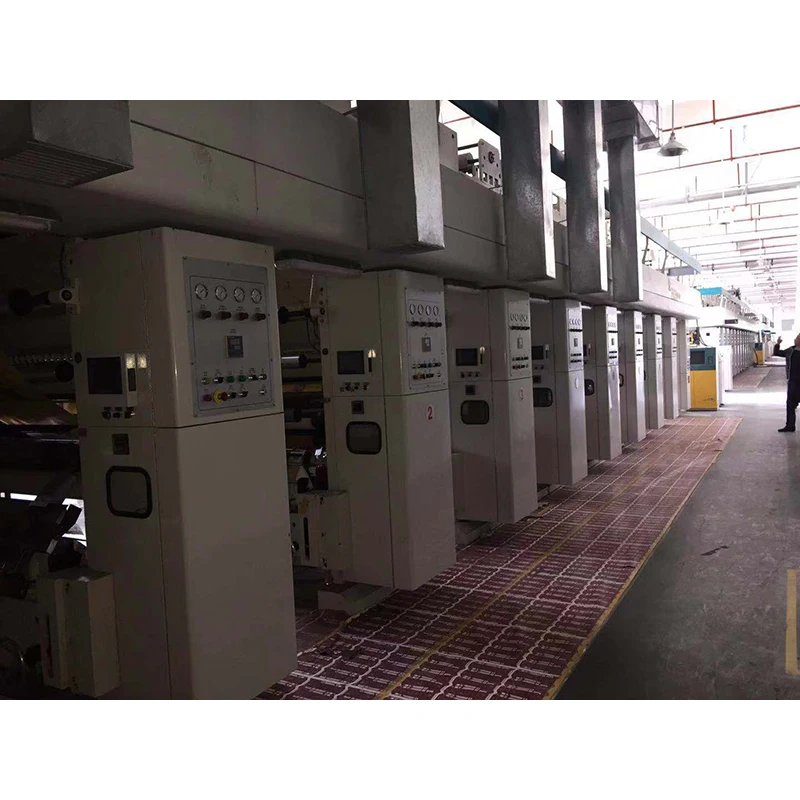8 color used gravure printing machine price of Beiren