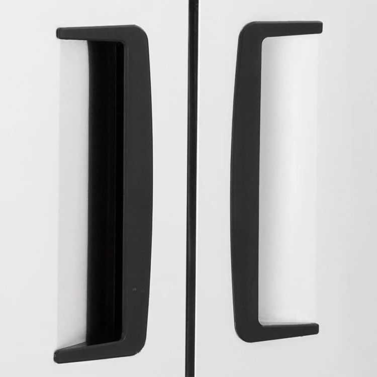 stainless steel upright cooler  kitchen freezer 2 doors refrigerator for keeping fresh