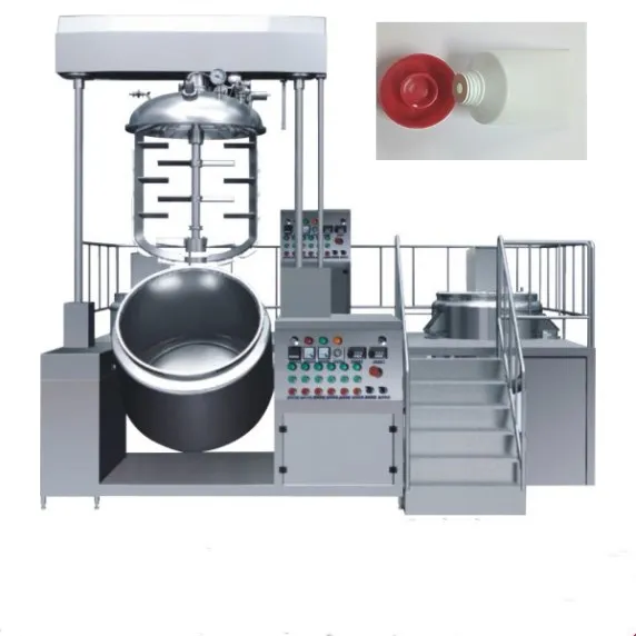 Cosmetics Vacuum Emulsifying Mixer Equipment