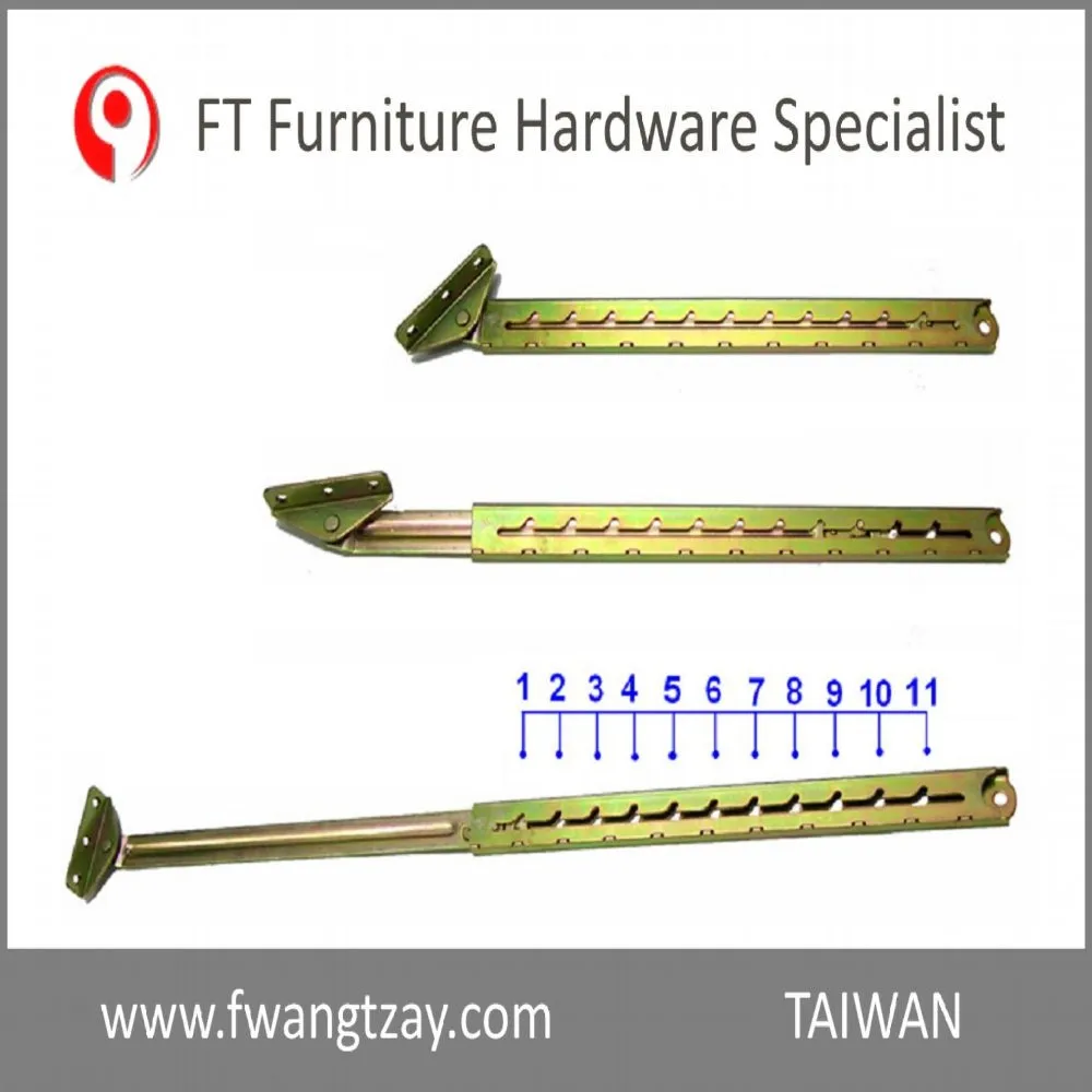 Taiwan Manufacturer 6 Position Lift up Industrial Furniture Adjustable Angle Door Desk Table Bed Sofa Metal Lid Stay Hinge