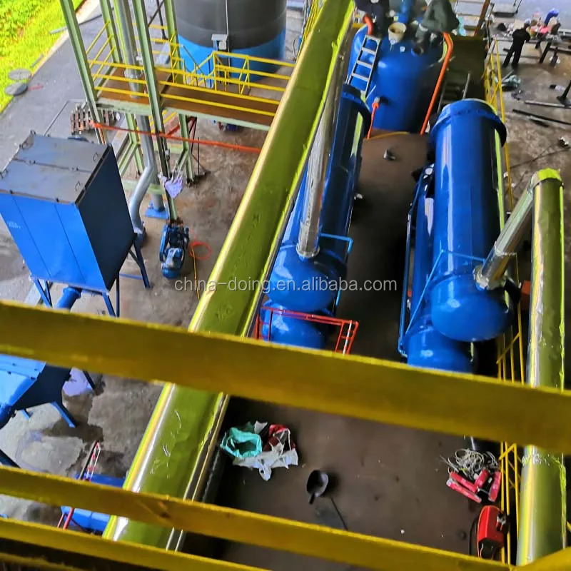 Profitable investment waste black motor oil recycling to clean diesel plant factory price